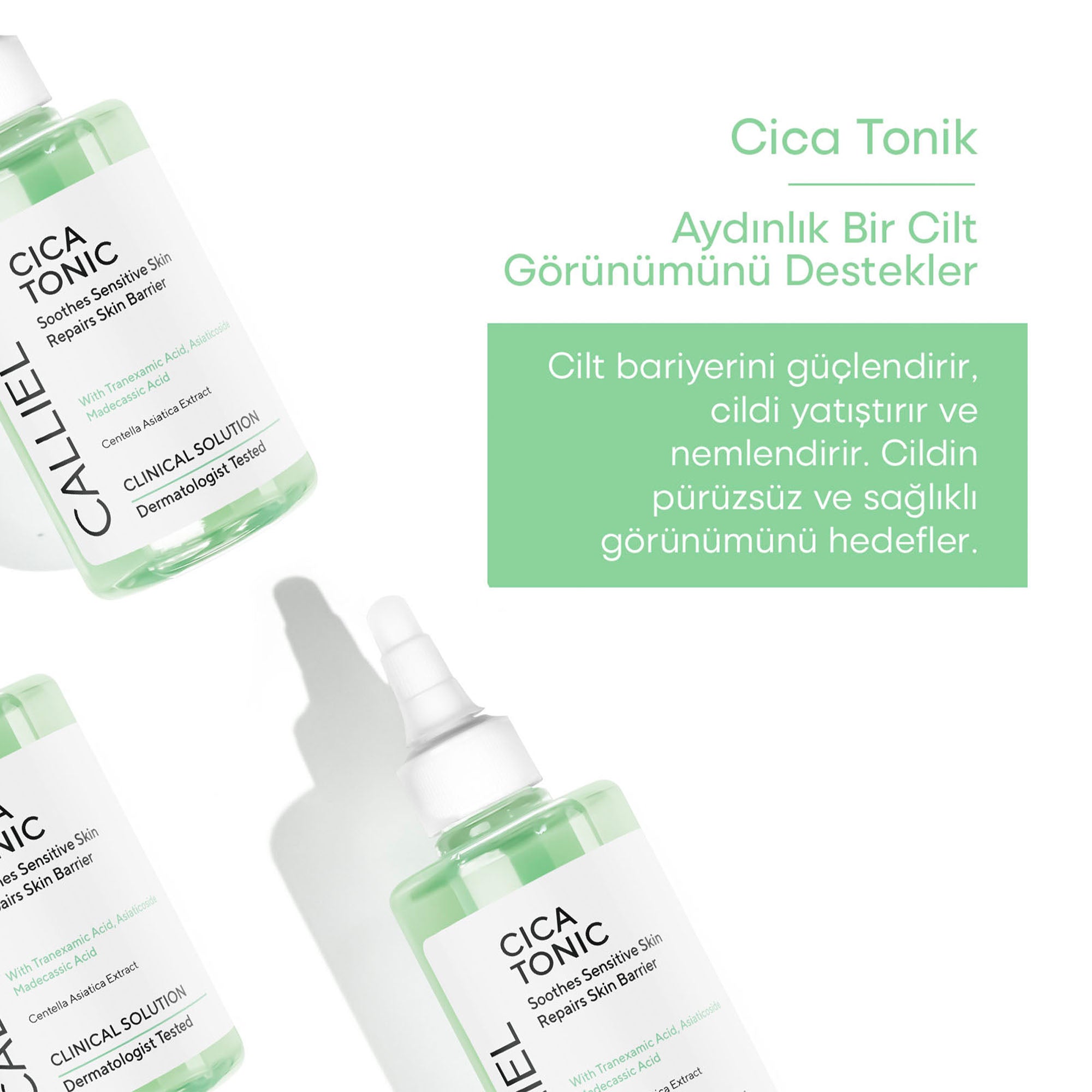 Hassas Ciltler İçin Yatıştırıcı Cilt Bariyeri Onarıcı Cica Tonik 200 Ml