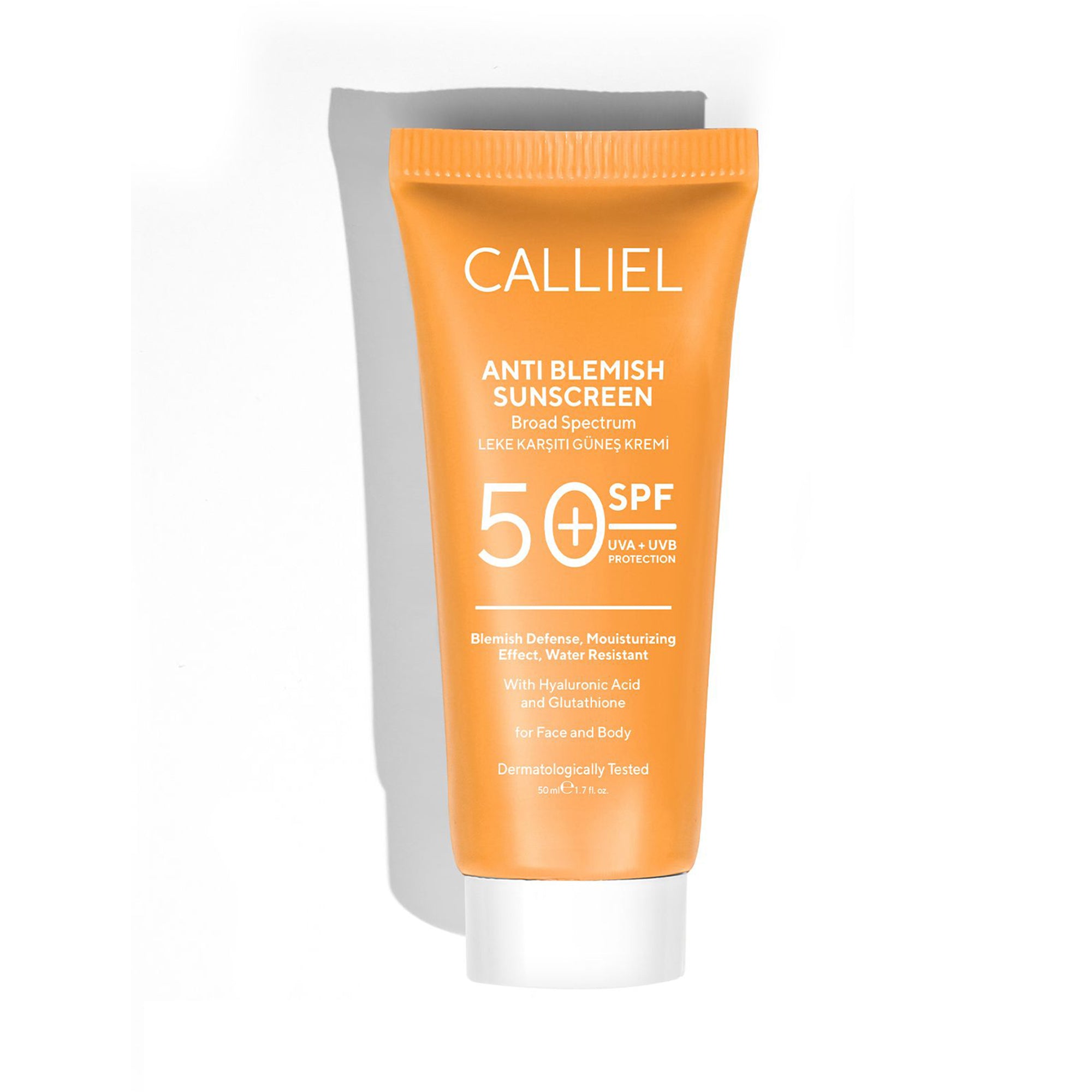 Leke Karşıtı Tüm Ciltler İçin Yüksek Korumalı 50 SPF Güneş Kremi Glutatyon Etkili 50 ML