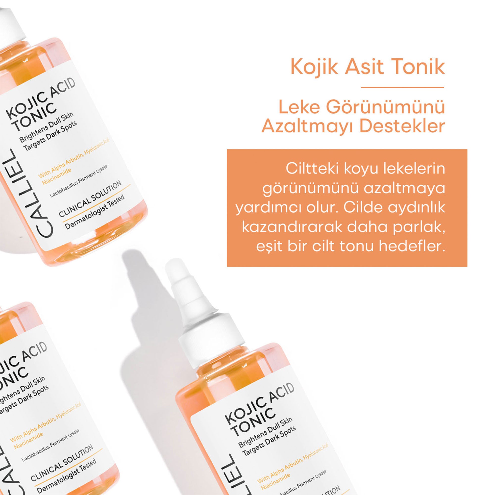 Aydınlatıcı, Leke Ve Siyah Nokta Karşıtı Kojik Asit Tonik 200 ml