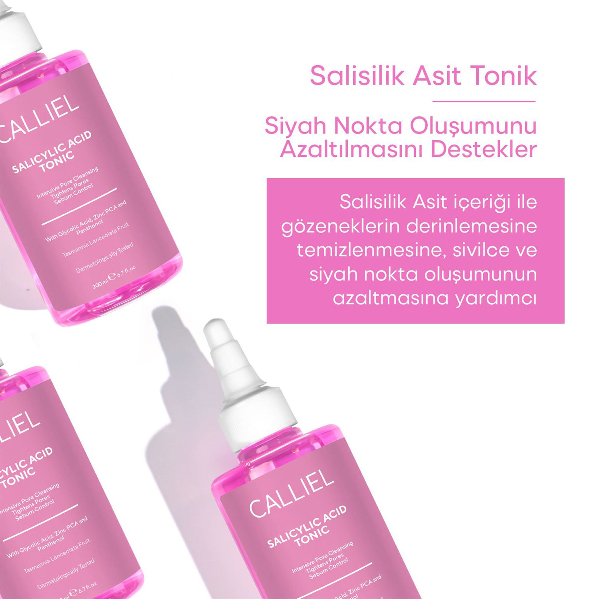 Sivilce Ve Siyah Nokta Karşıtı Arındırıcı Salisilik Asit Tonik 200 Ml