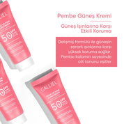 Ton Eşitleyici, Aydınlatıcı SPF 50+ Renkli Güneş Kremi Glutatyon, Hyaluronik Asit Etkili 50 ML
