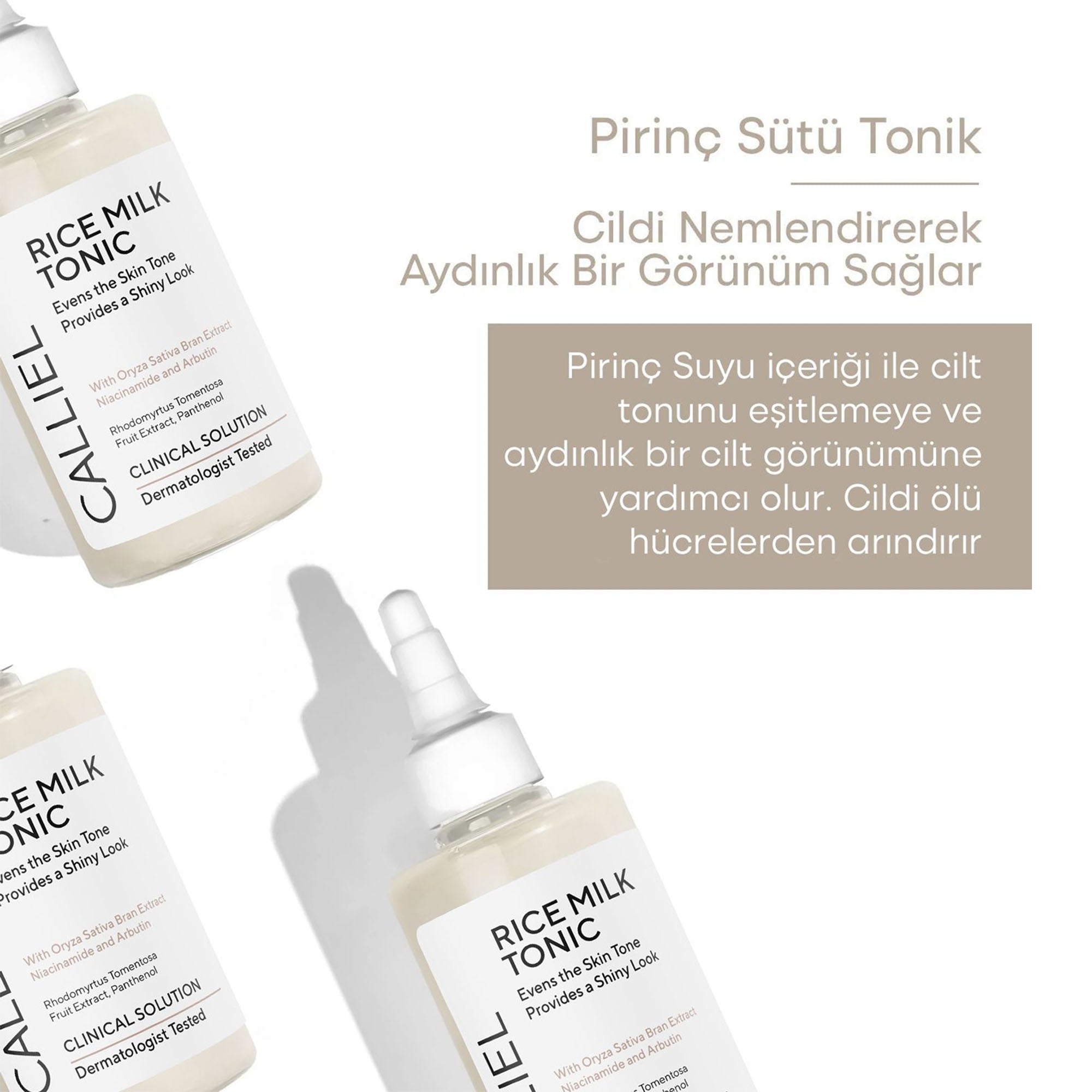 Aydınlatıcı Leke Karşıtı Cilt Tonu Eşitleyici ve Parlatıcı Rice Tonik 200 Ml