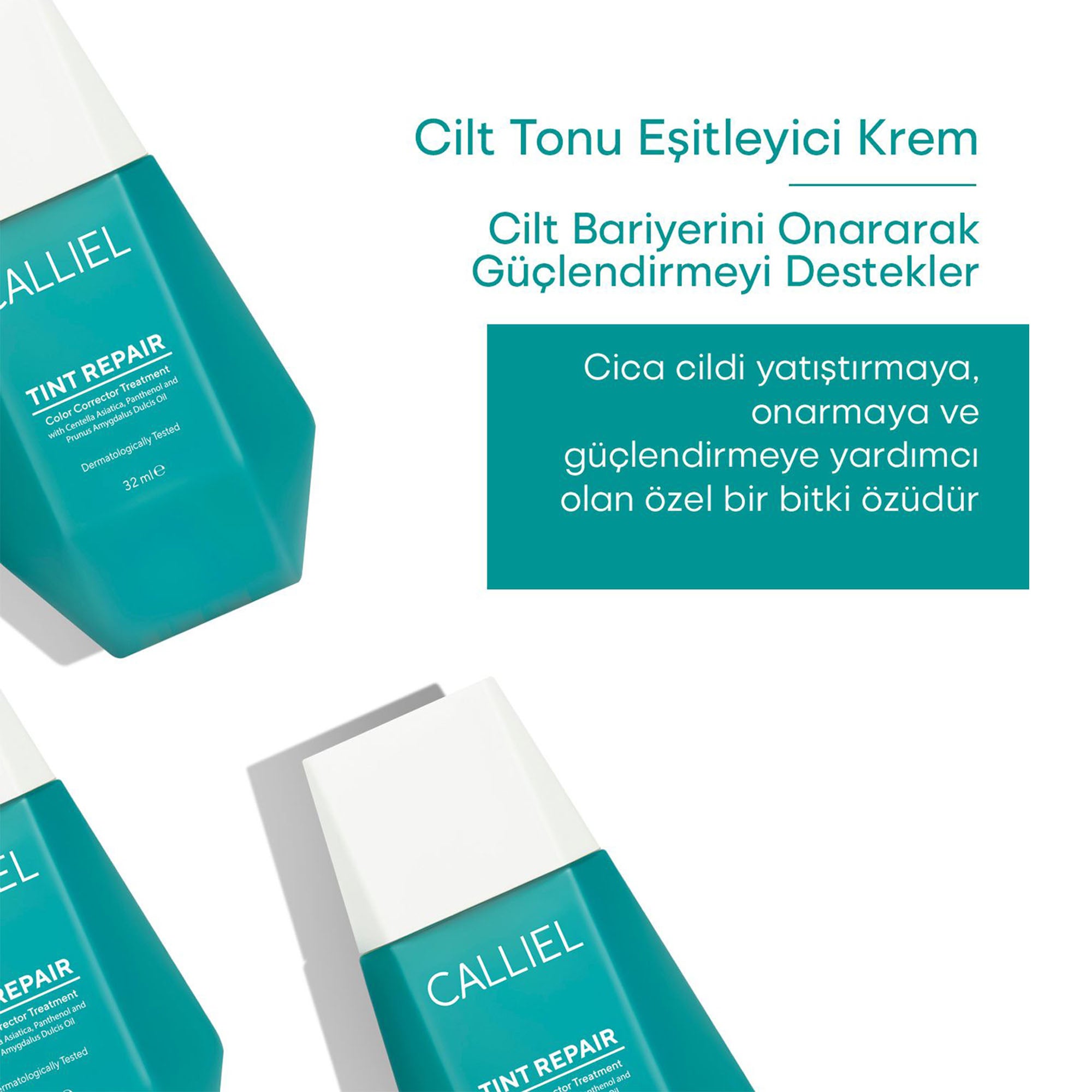 Centella Özlü Bariyer Onarıcı, Yatıştırıcı, Kızarıklık Karşıtı Ton Eşitleyici Krem 32 ML